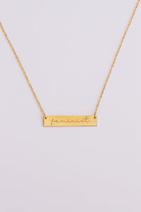 Feminist Necklace