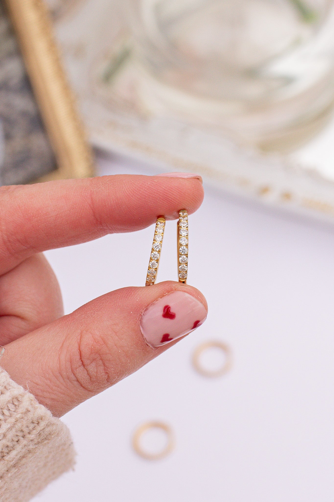 Mini Crystal Hoop