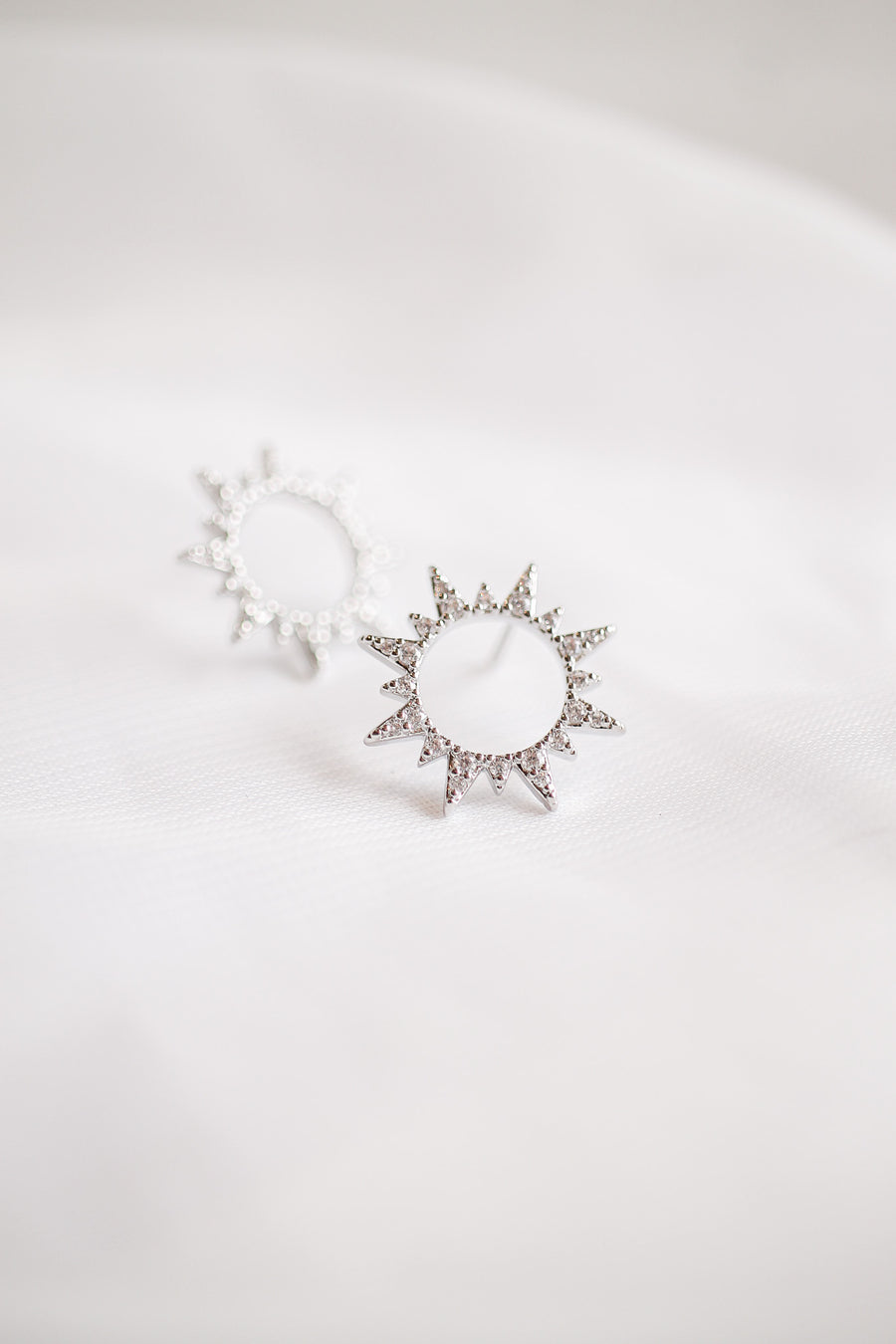 Solana Stud in Silver