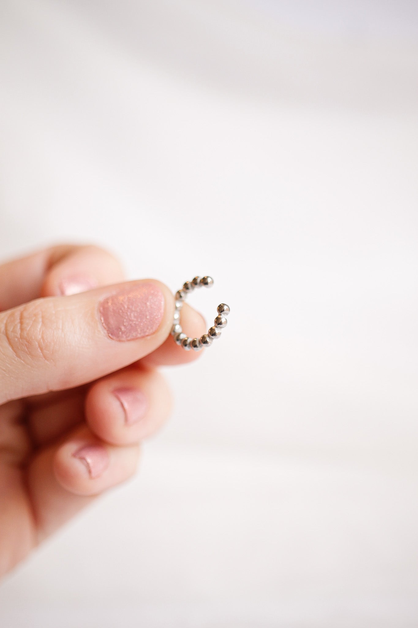 Ava Cuff Earring in Silver