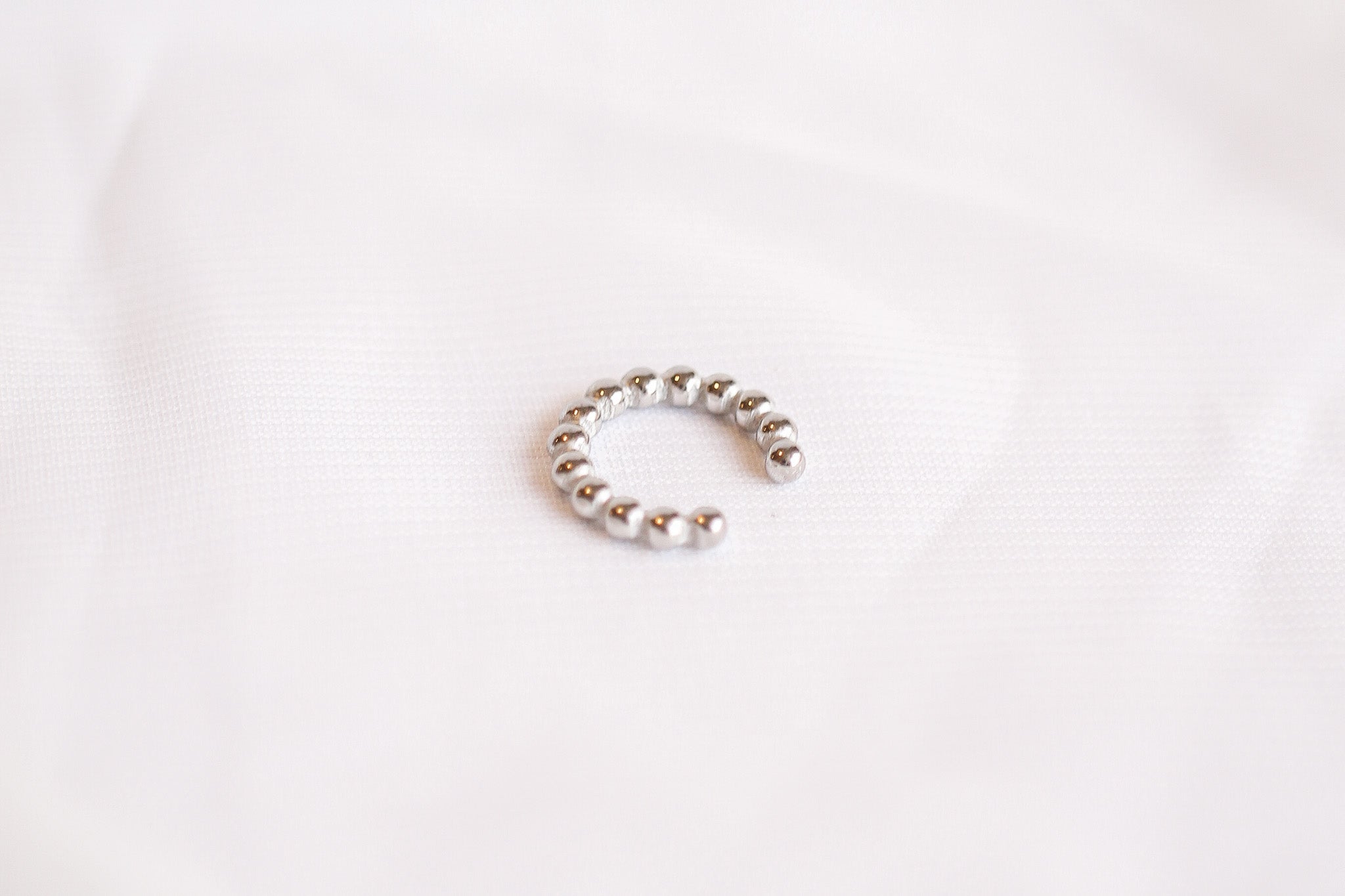 Ava Cuff Earring in Silver