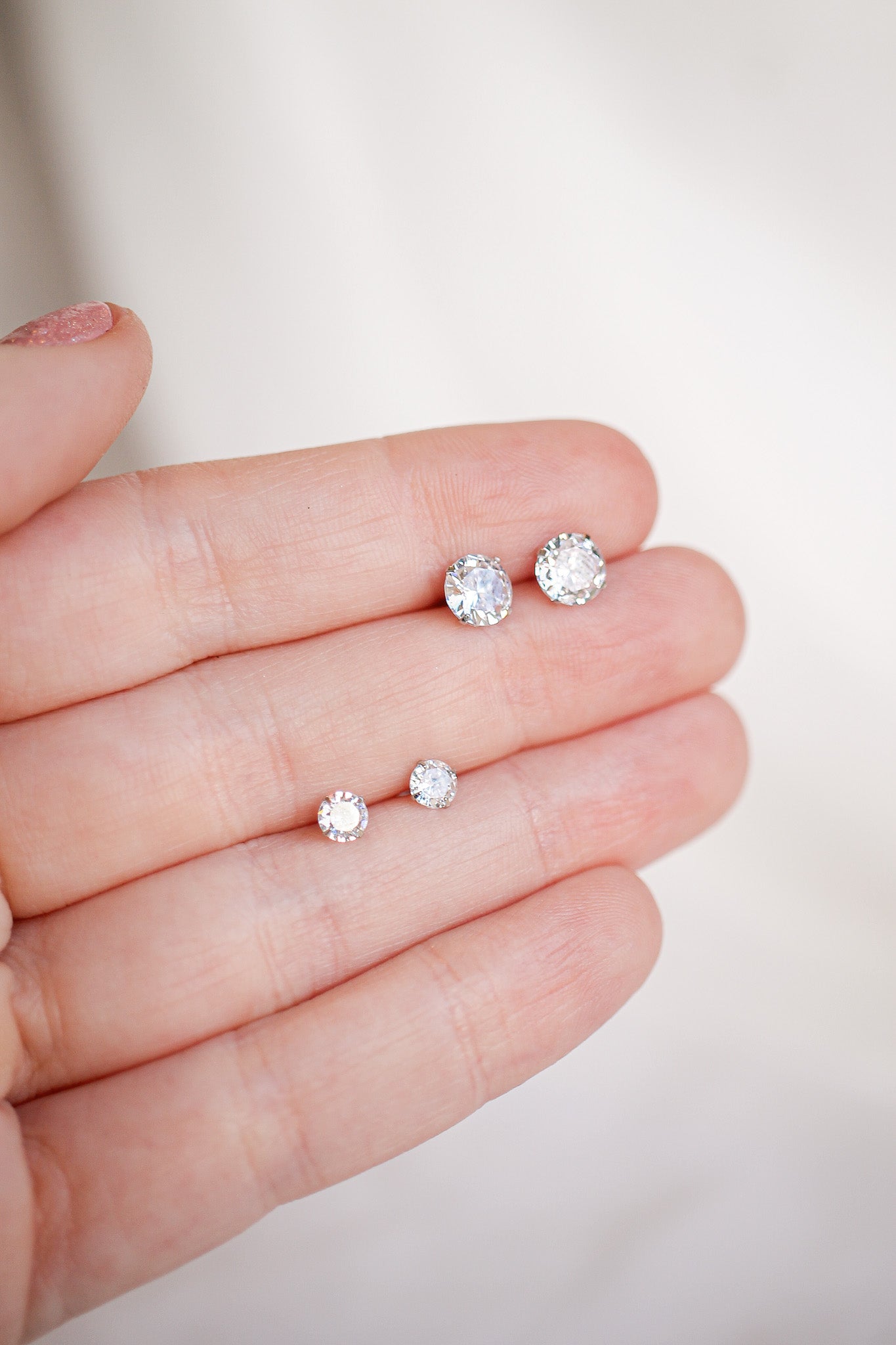 Sparkle Stud Earring  **2 Sizes**