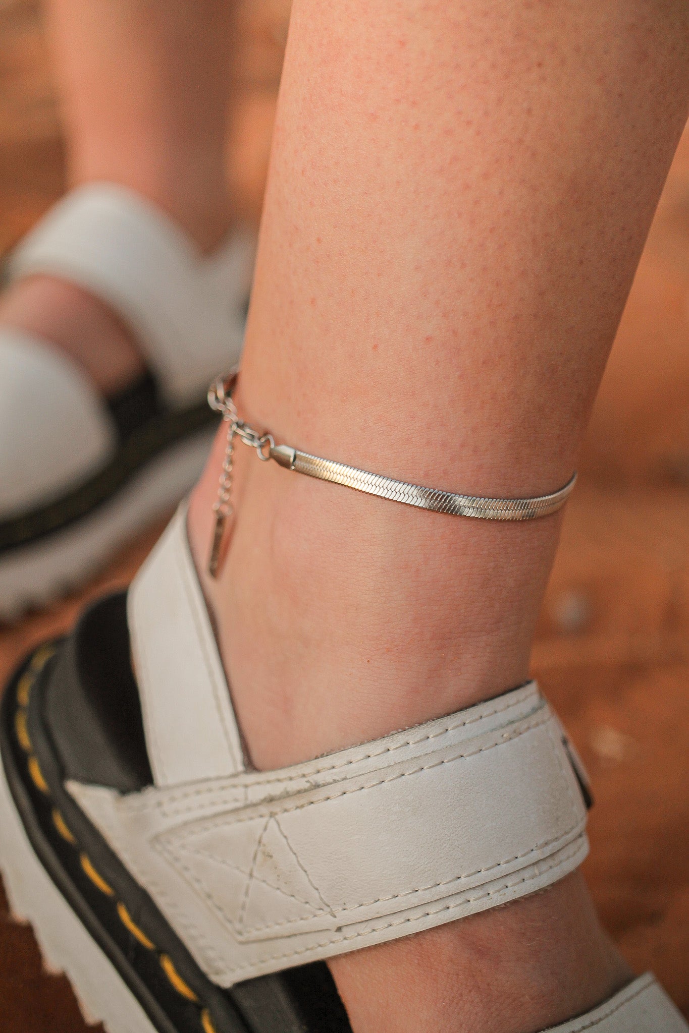 Athens Anklet in Silver