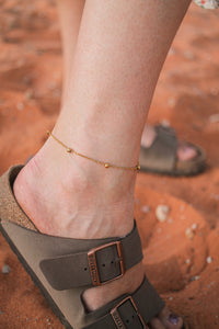 Megara Anklet in Gold