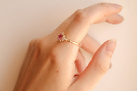 Calliope Ring in Pink Sapphire