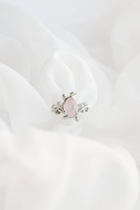 Seraphina Ring in Silver Rose Quartz