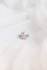 Seraphina Ring in Silver Rose Quartz