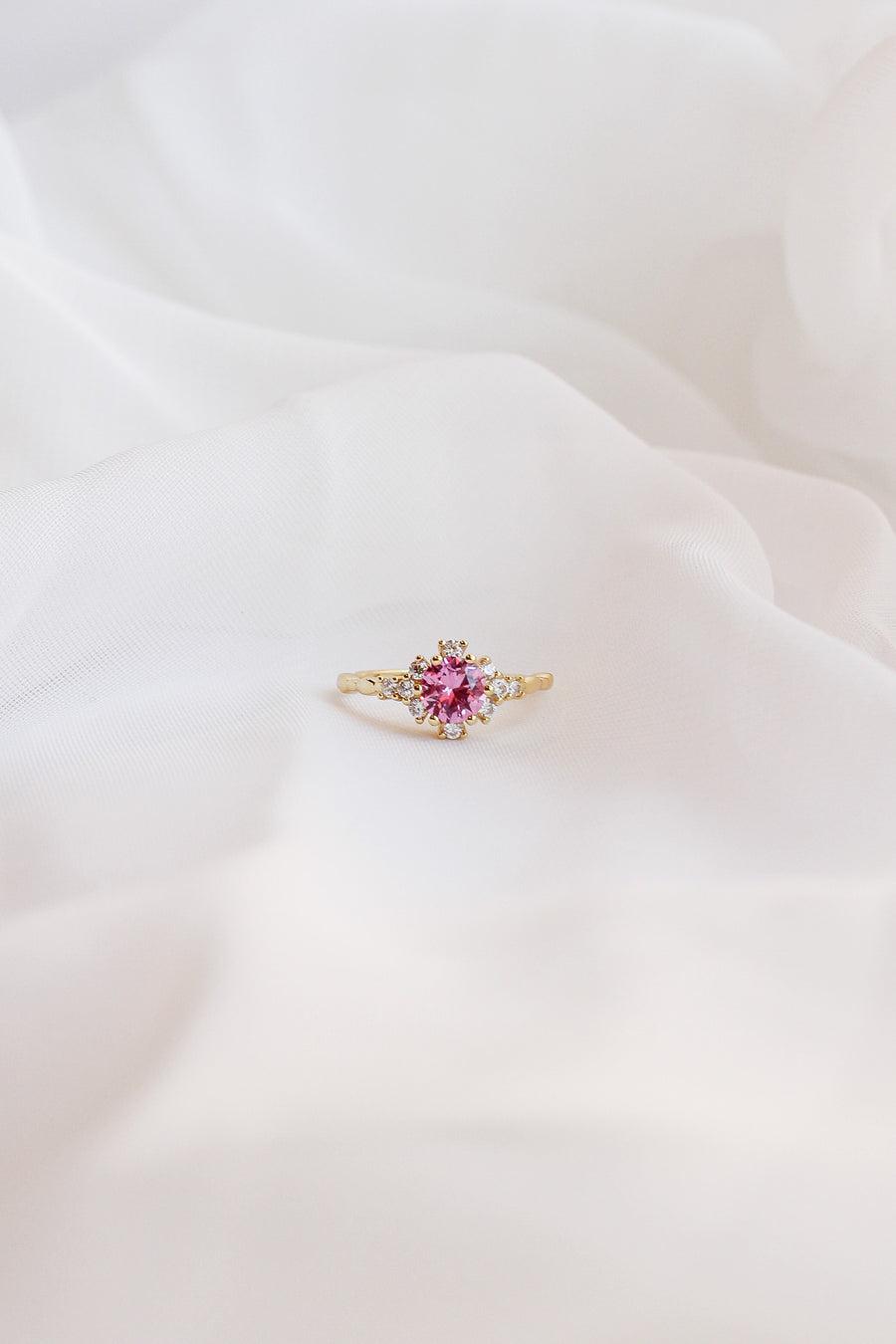 Calliope Ring in Pink Sapphire