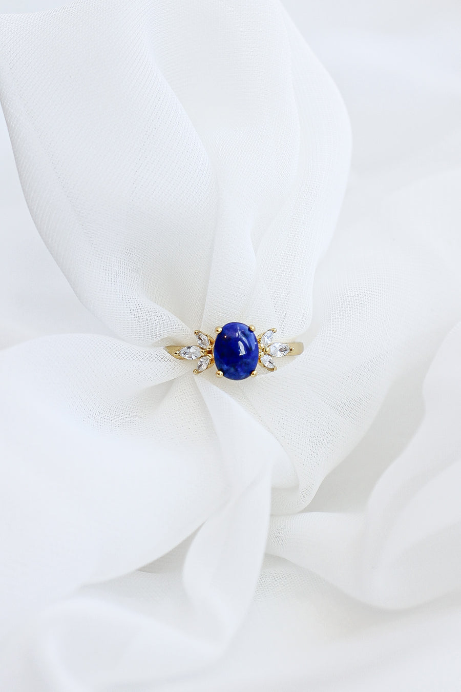 Blythe Ring in Lapis