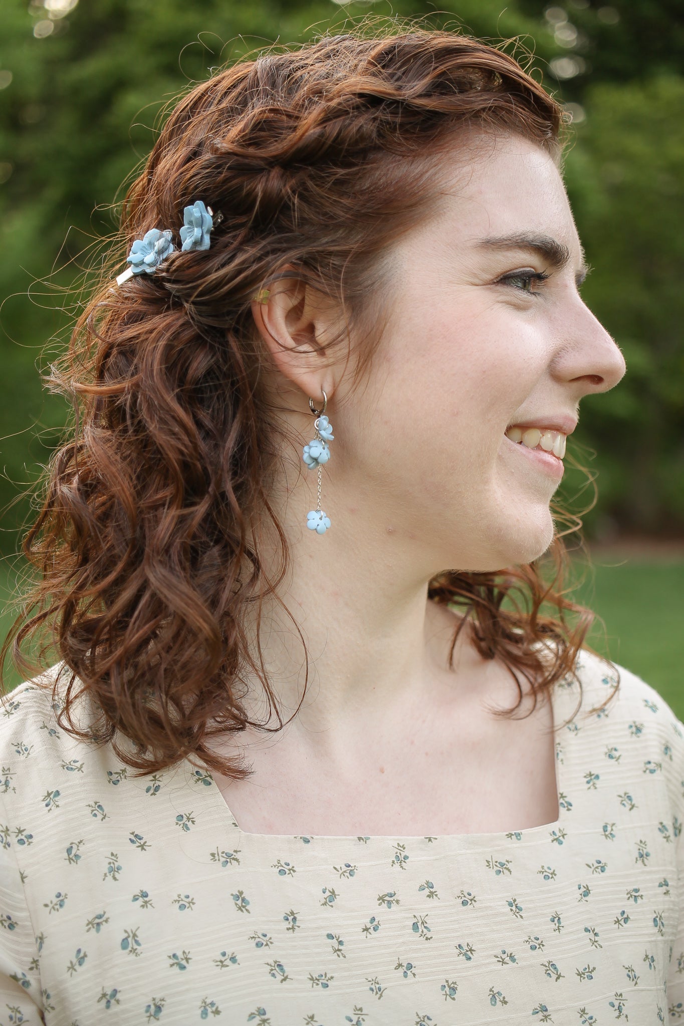 Wisteria Dangle in Denim Blue